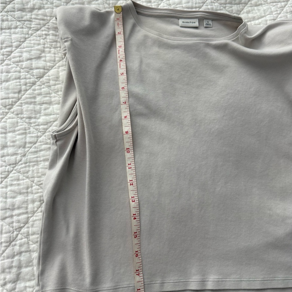 Babaton Light Gray Short Sleeve Tee - Picture 4 of 8